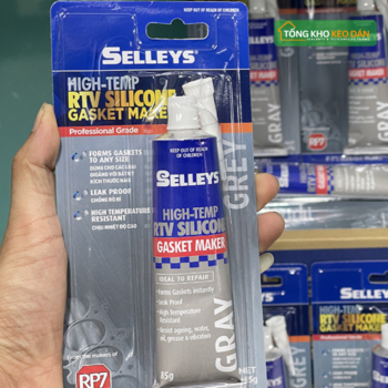 Keo tạo gioăng Selleys High Temp RTV Silicone Gray (2)