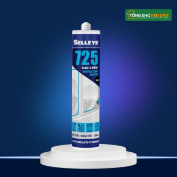 Selleys 725 – Keo Silicone Trung Tính Cho Kính & Kim Loại