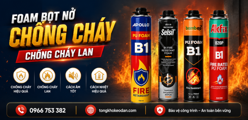 Saha Foam bot no chong chay
