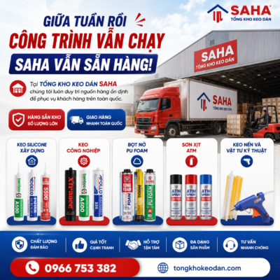 Tong kho keo dan saha phan phoi keo silicone