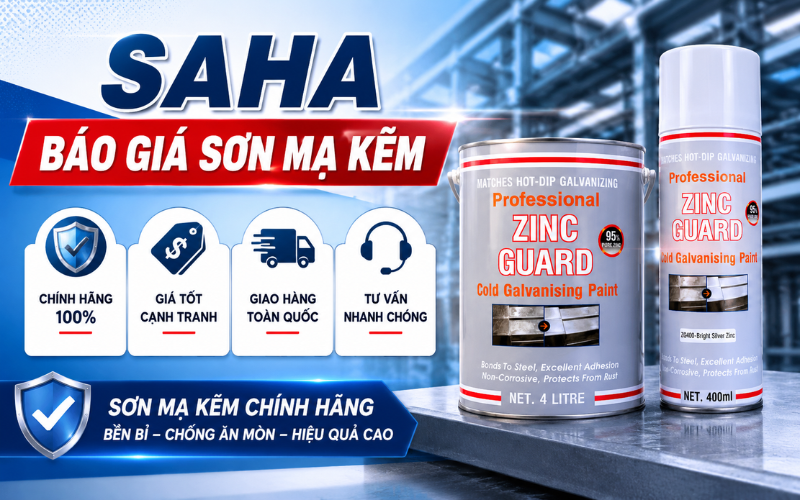 bảng giá sơn giá sơn mạ kẽm lạnhkẽm lạnh