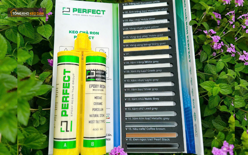 bảng màu keo chà ron Perfect