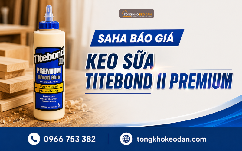 báo giá keo Titebond II Premium