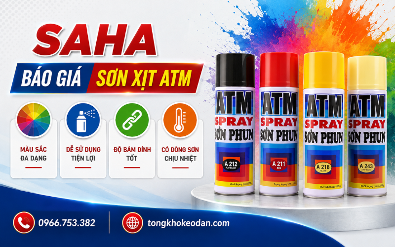 báo giá sơn xịt ATM