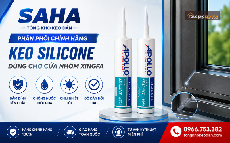 keo silicone dùng cho cửa nhôm Xingfa (1)
